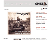 Tablet Screenshot of chesiltheatre.org.uk